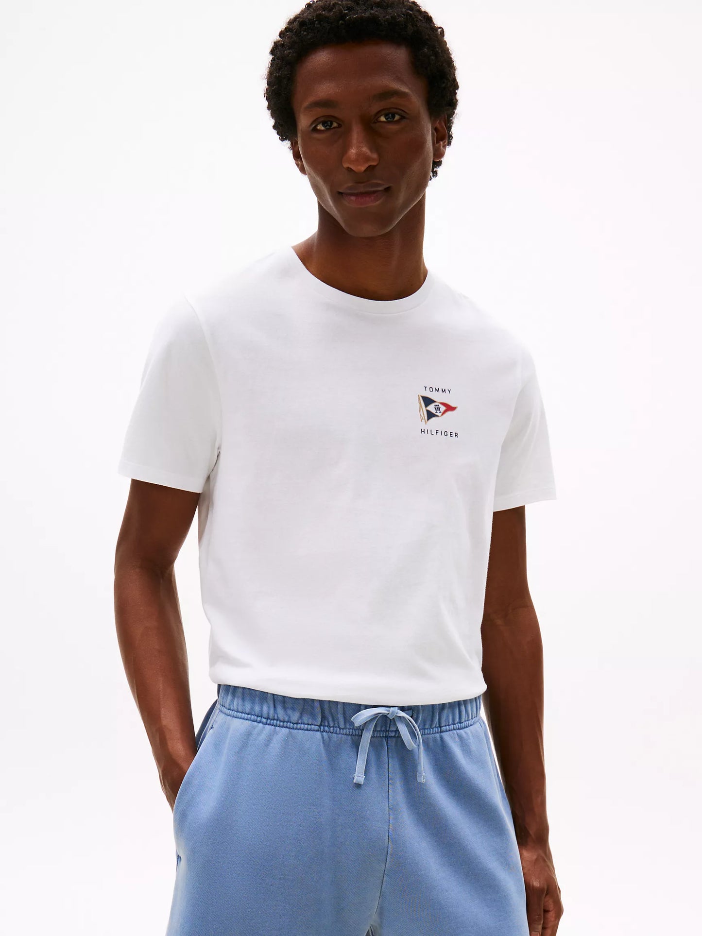 Men Nautical Flag Graphic Tee