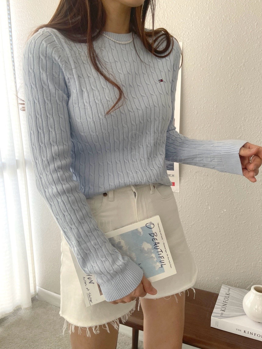 Women Cable Knit Sweater