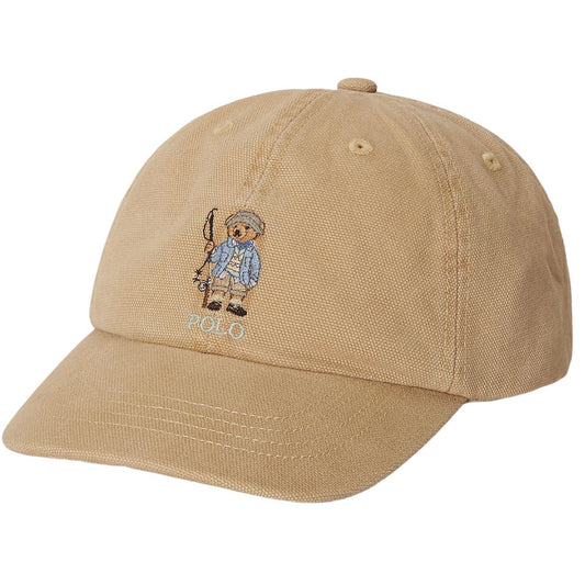 Big Boys Bear Canvas Ball Cap