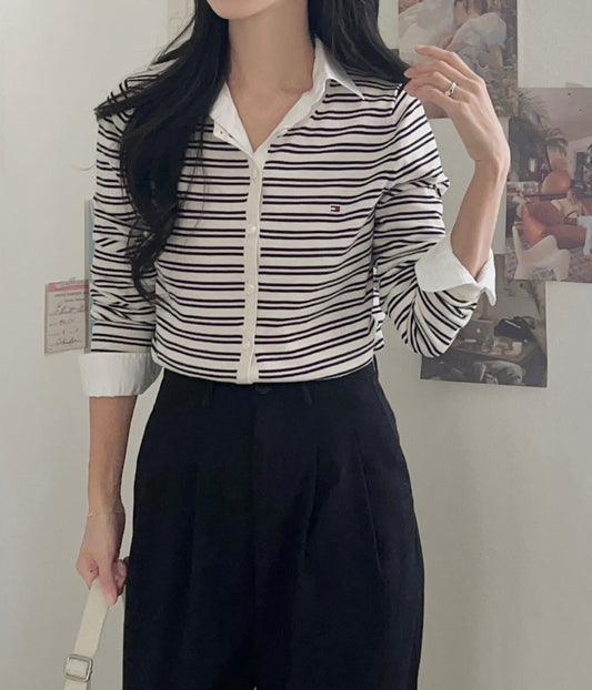 Tommy Lightweight Stripe Cardigan