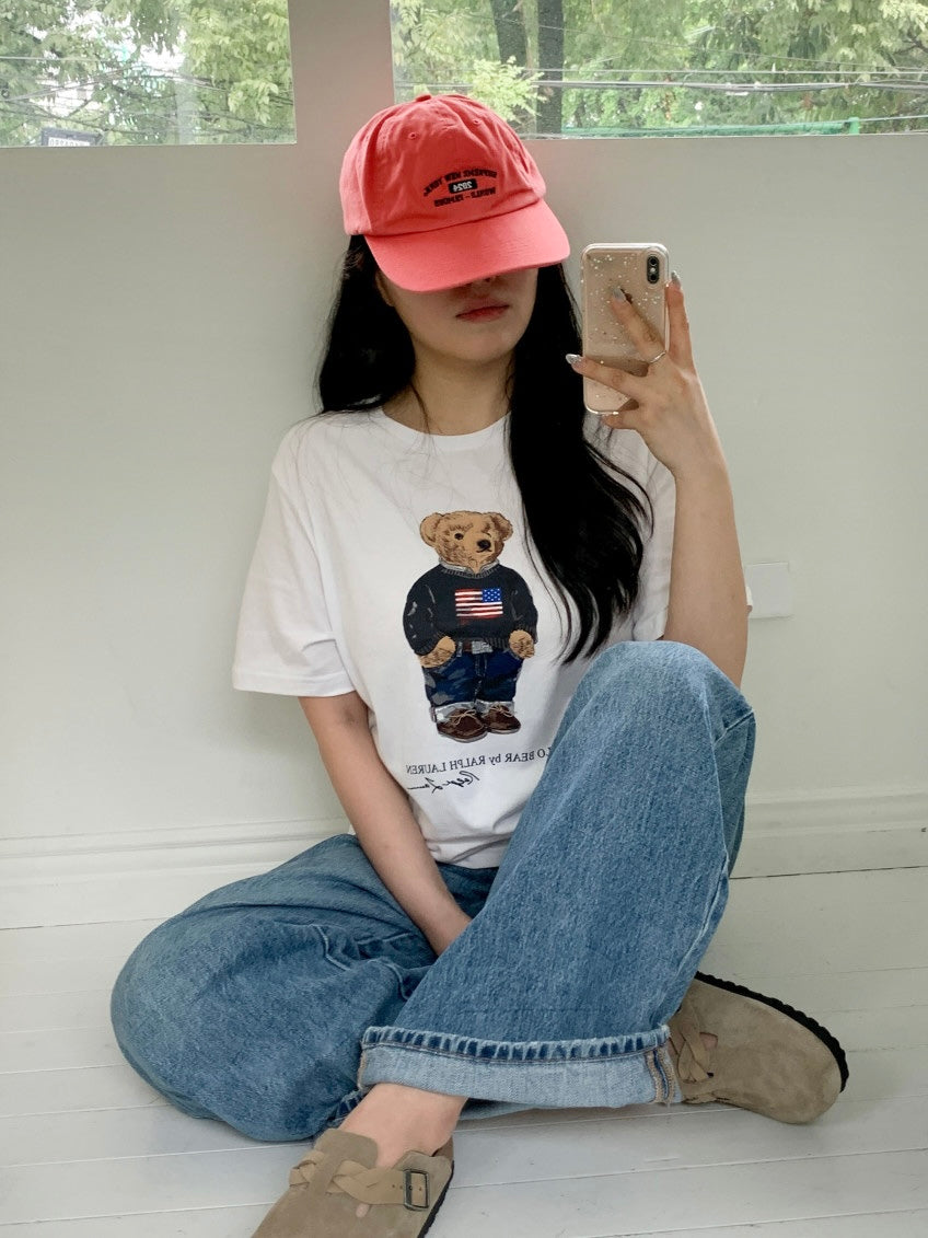 Big Boys Polo Bear Cotton Jersey Tee