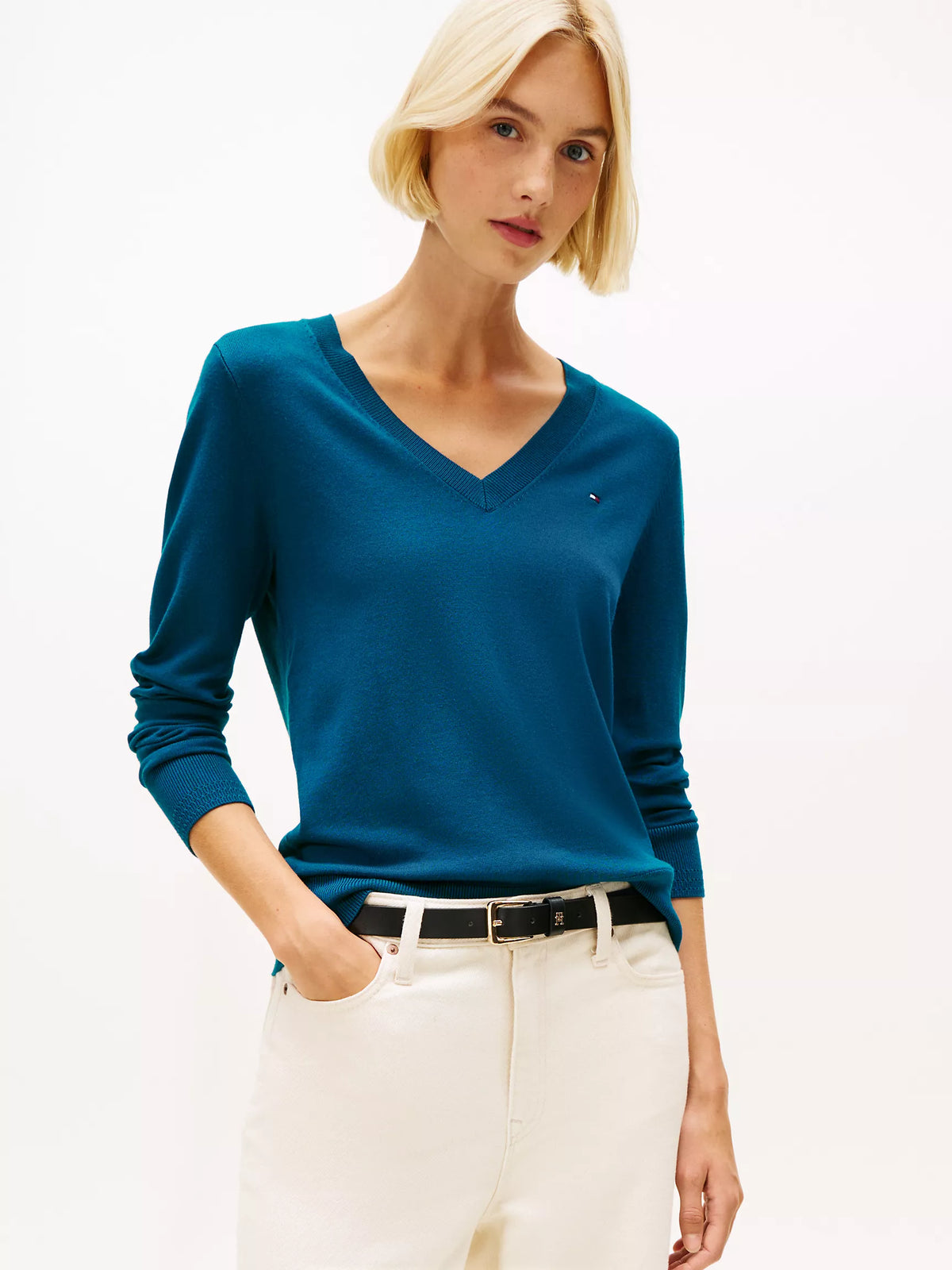 Women Vneck Sweater