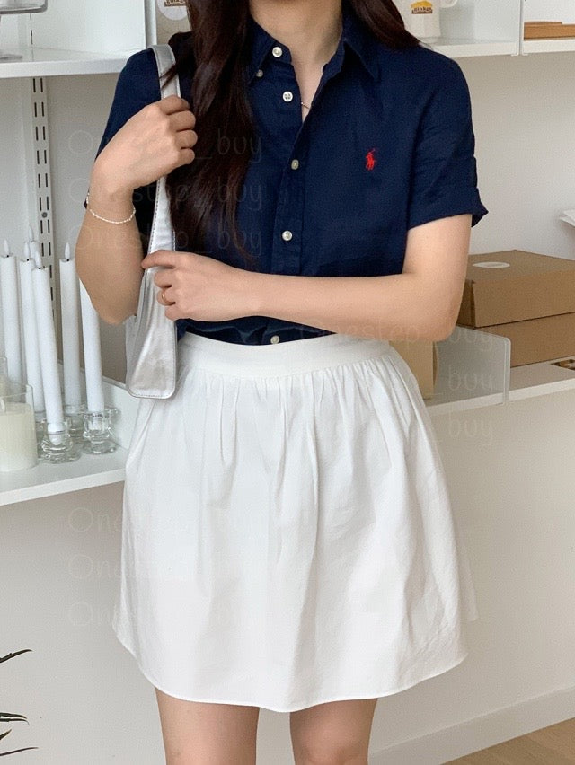 Big Boys Linen Short-Sleeve Shirt