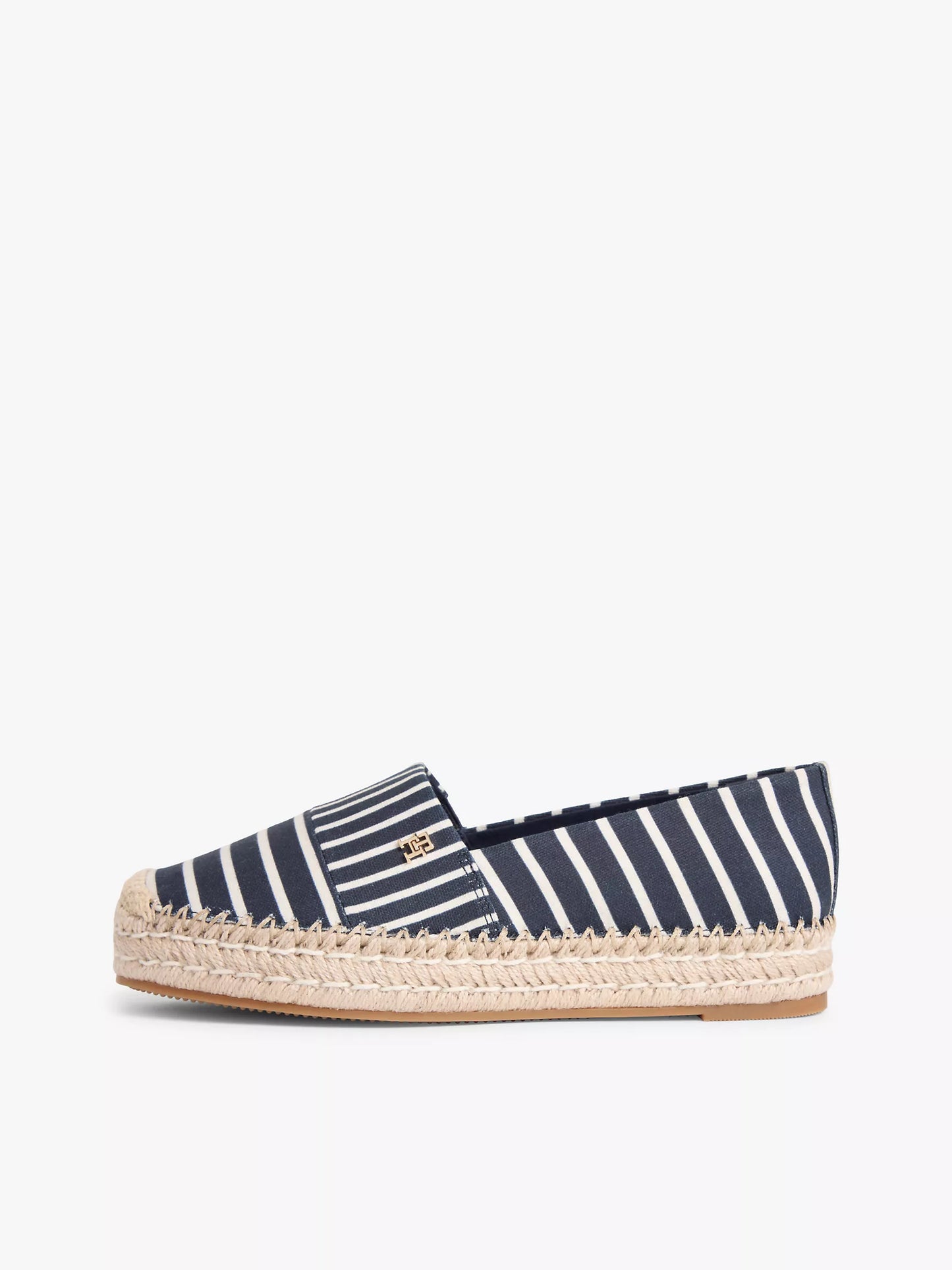 Stripe Canvas Platform Espadrille