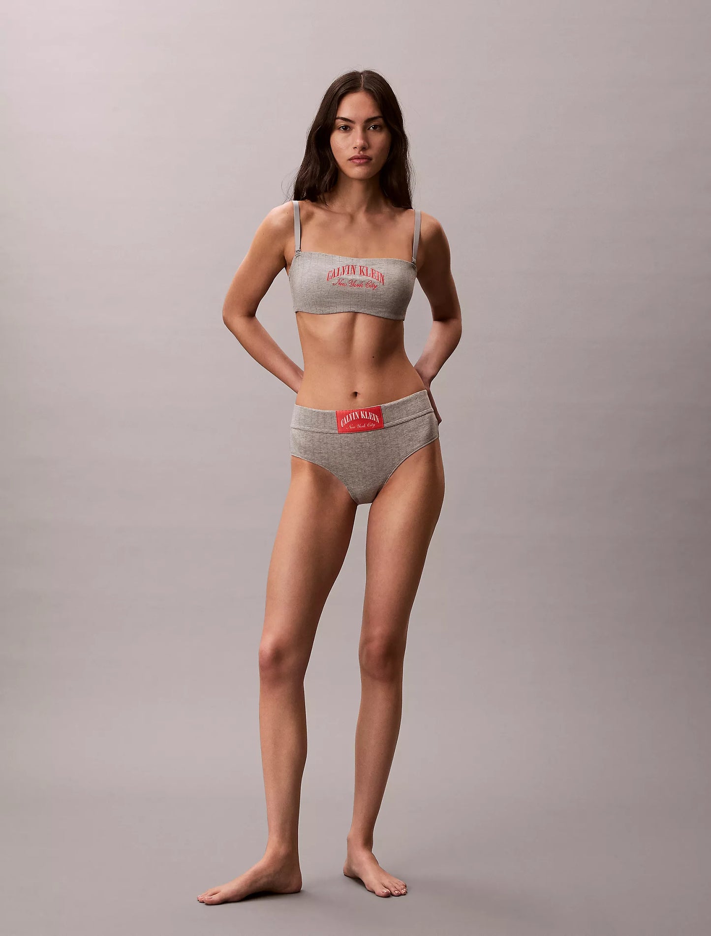Women Heritage Classic Cotton Stretch Lightly Lined Bandeau Bralette