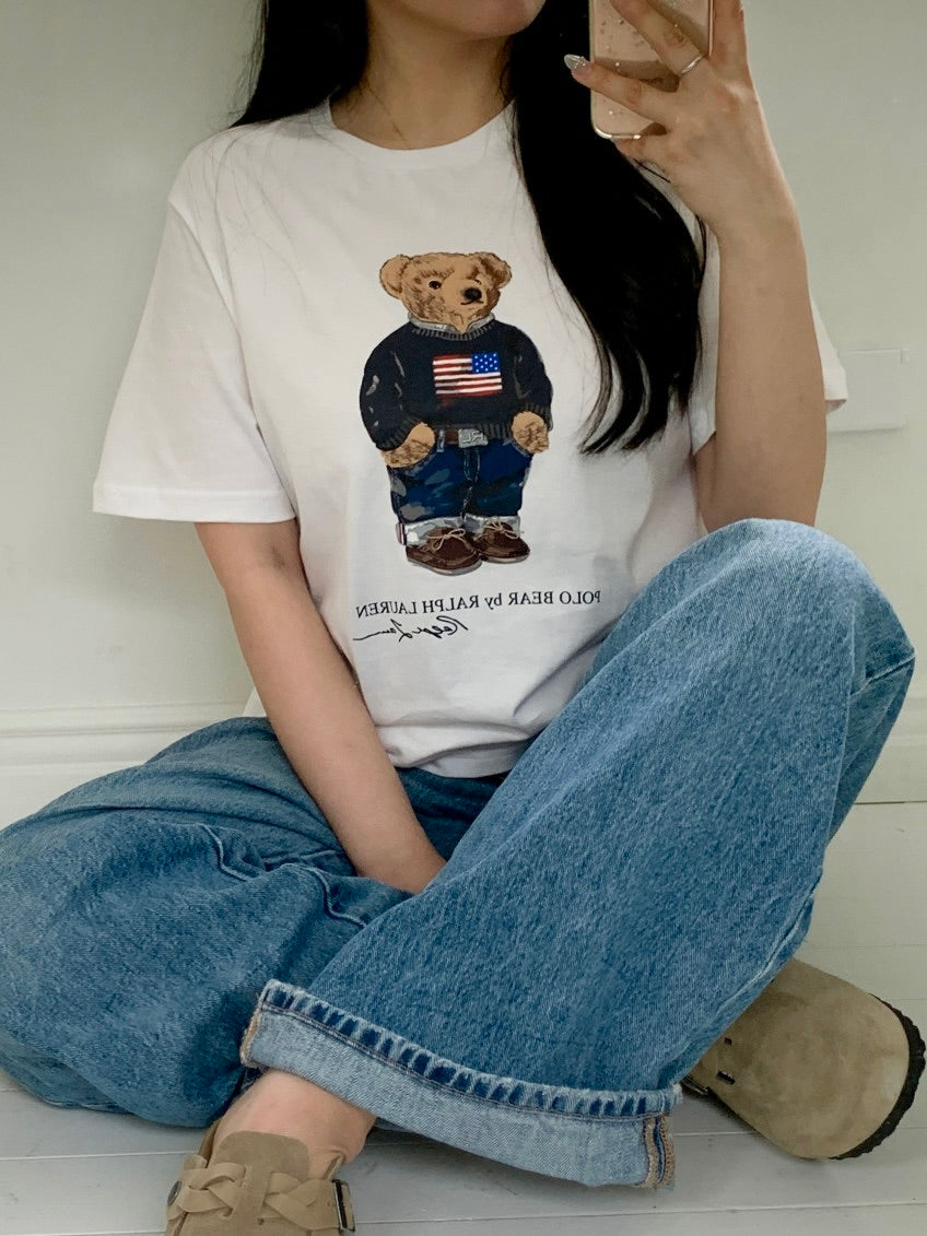 Big Boys Polo Bear Cotton Jersey Tee