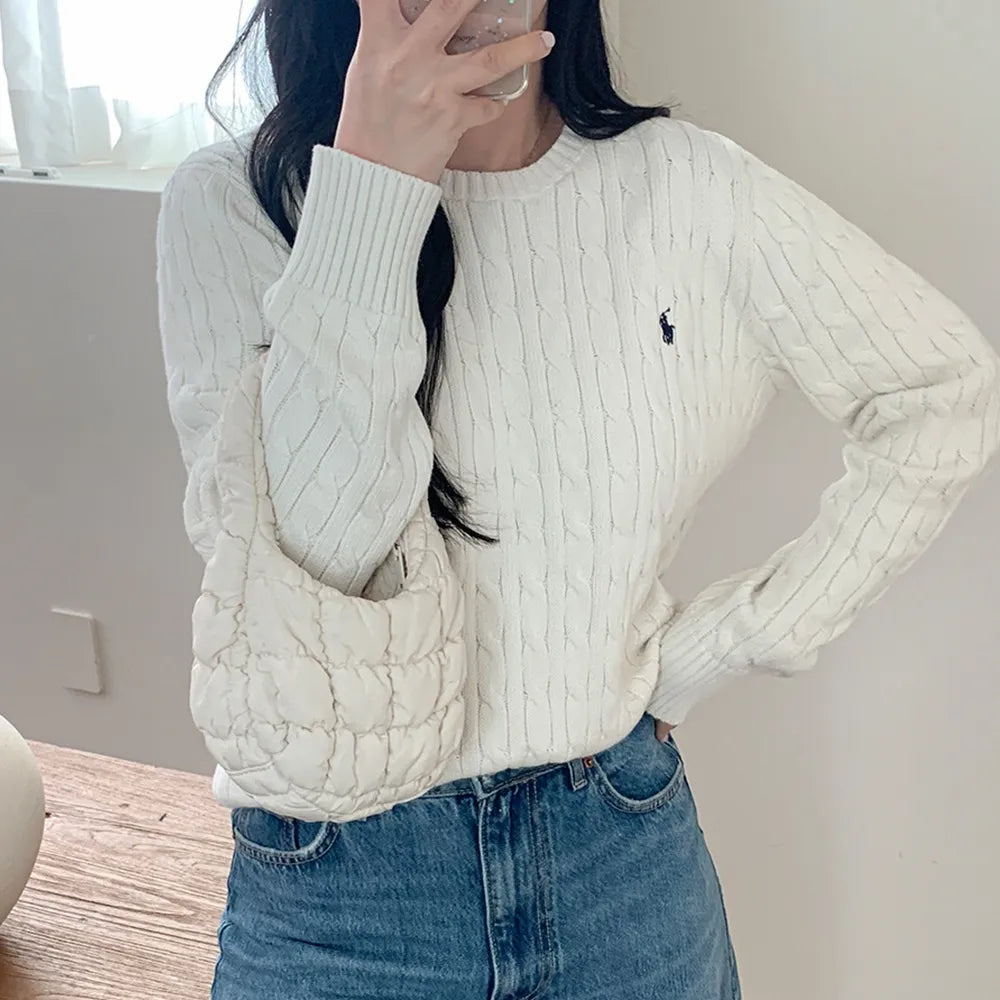 Big Boys Cable-Knit Cotton Sweater