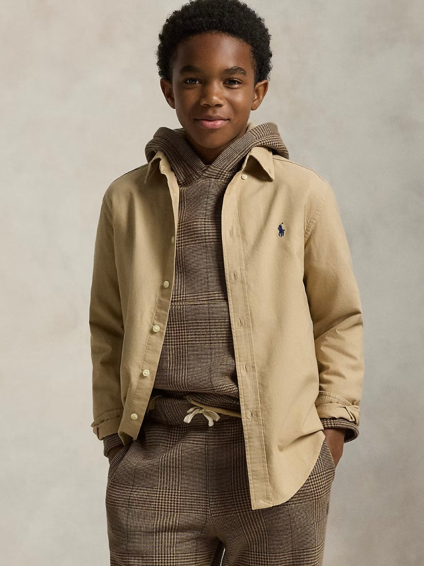 Big Boys Cotton Oxford Shirt