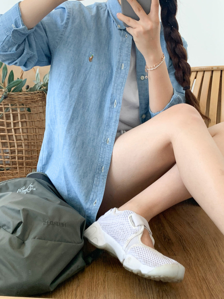 Big Boys Cotton Chambray Sport Shirt