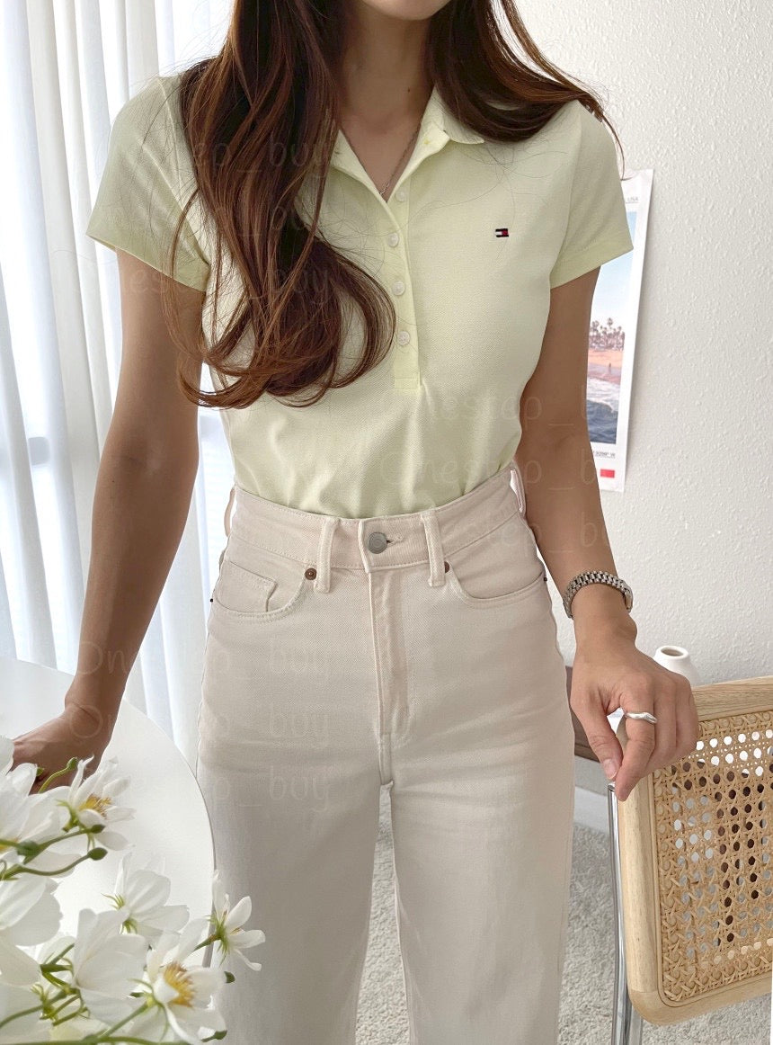 Women Stretch Cotton Polo