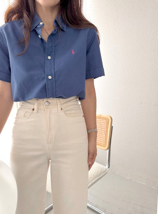 Big Boys Garment-Dyed Oxford Shirt