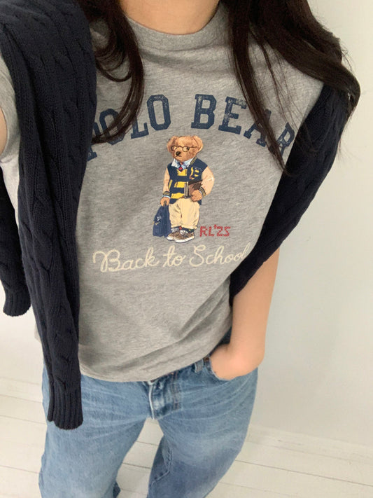 Big Boys Bear Cotton Jersey Tee