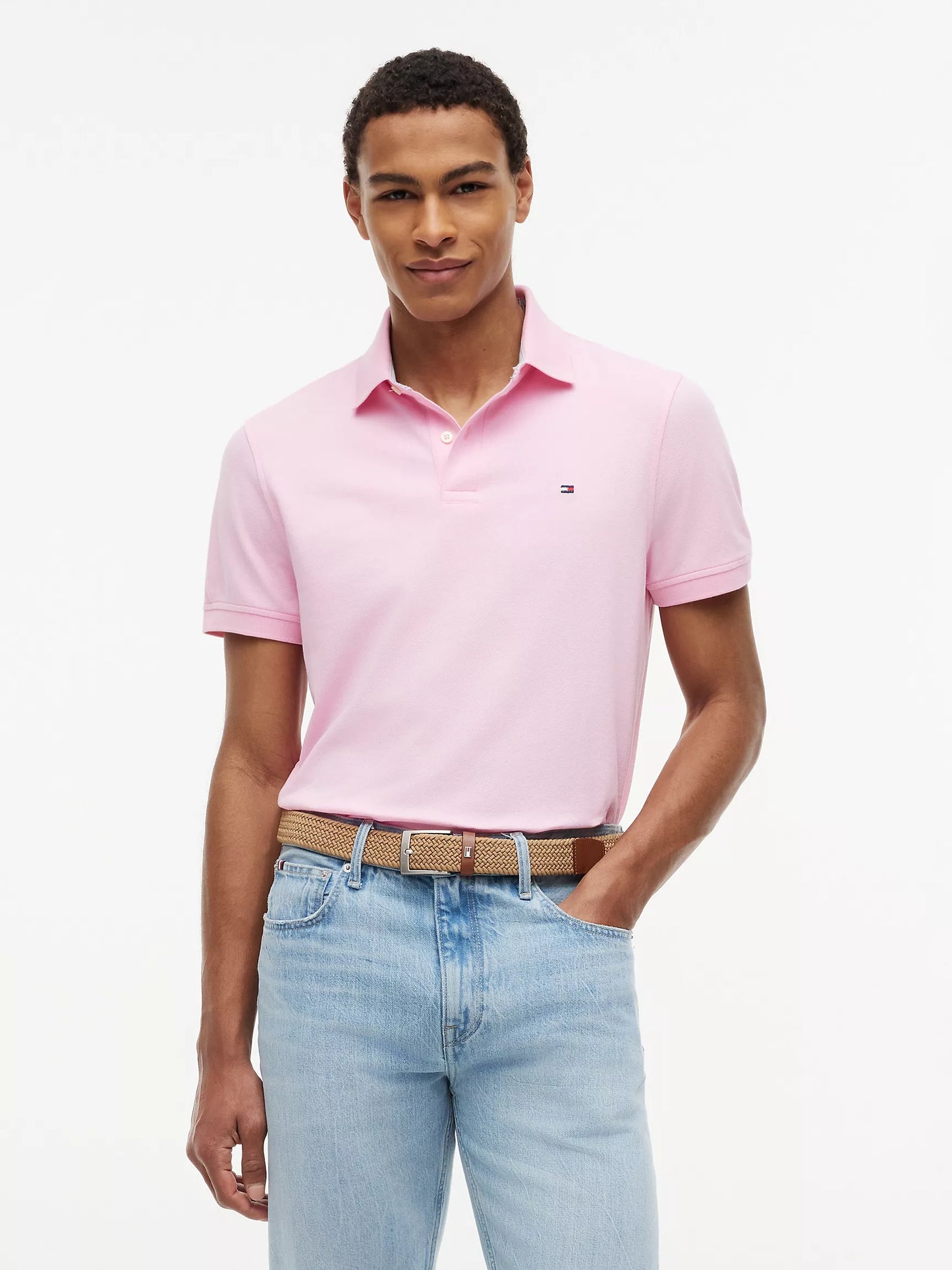 Men Stretch Polo