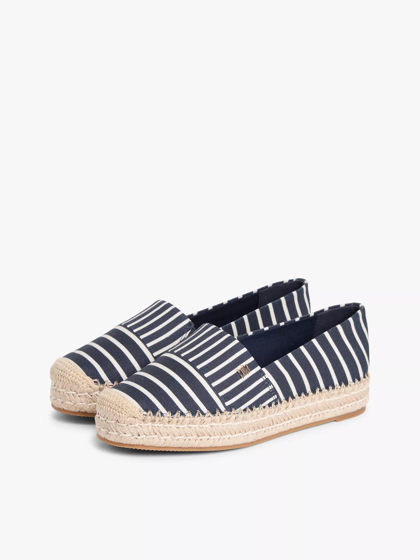 Stripe Canvas Platform Espadrille
