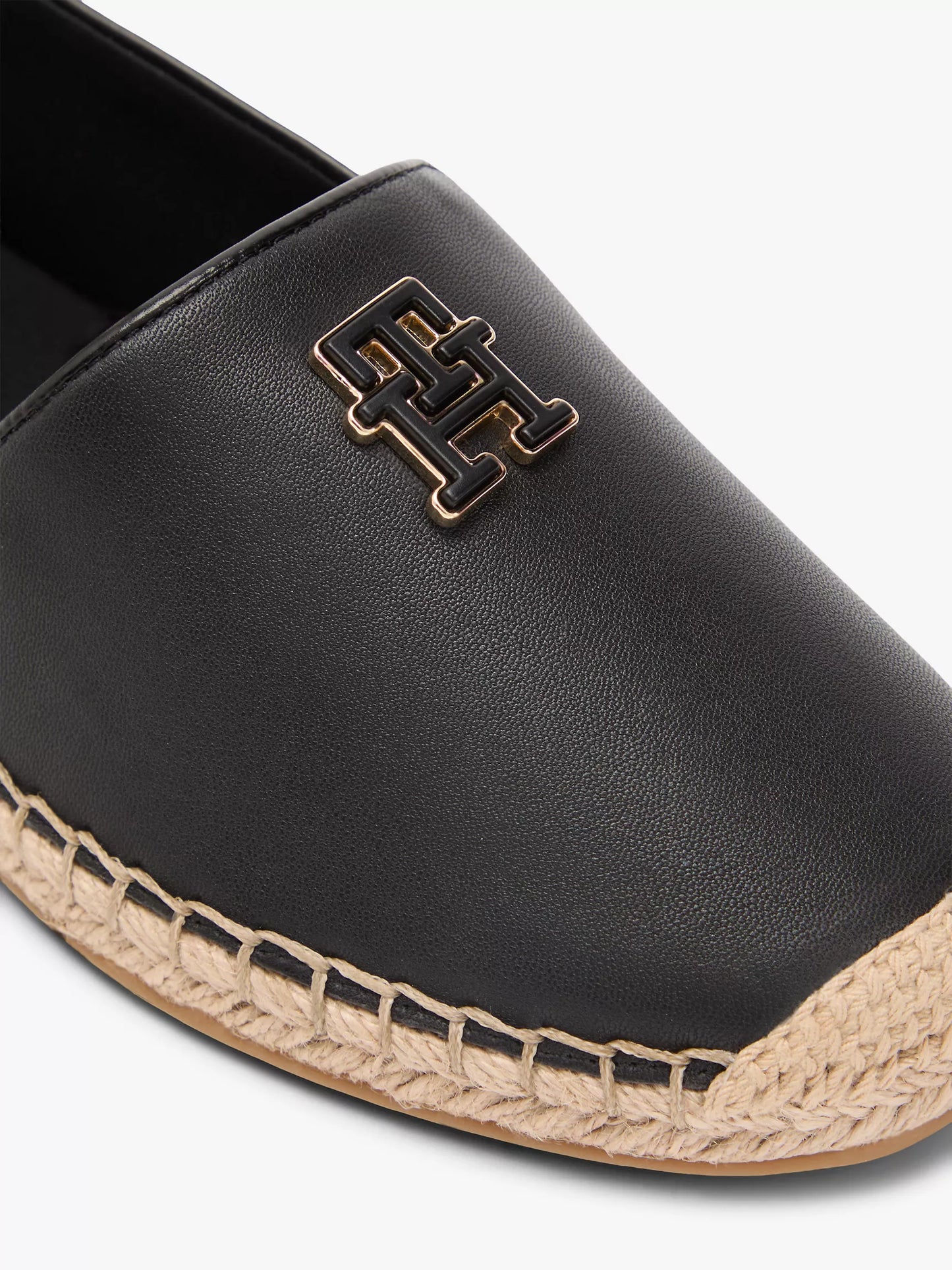 TH Monogram Leather Espadrille