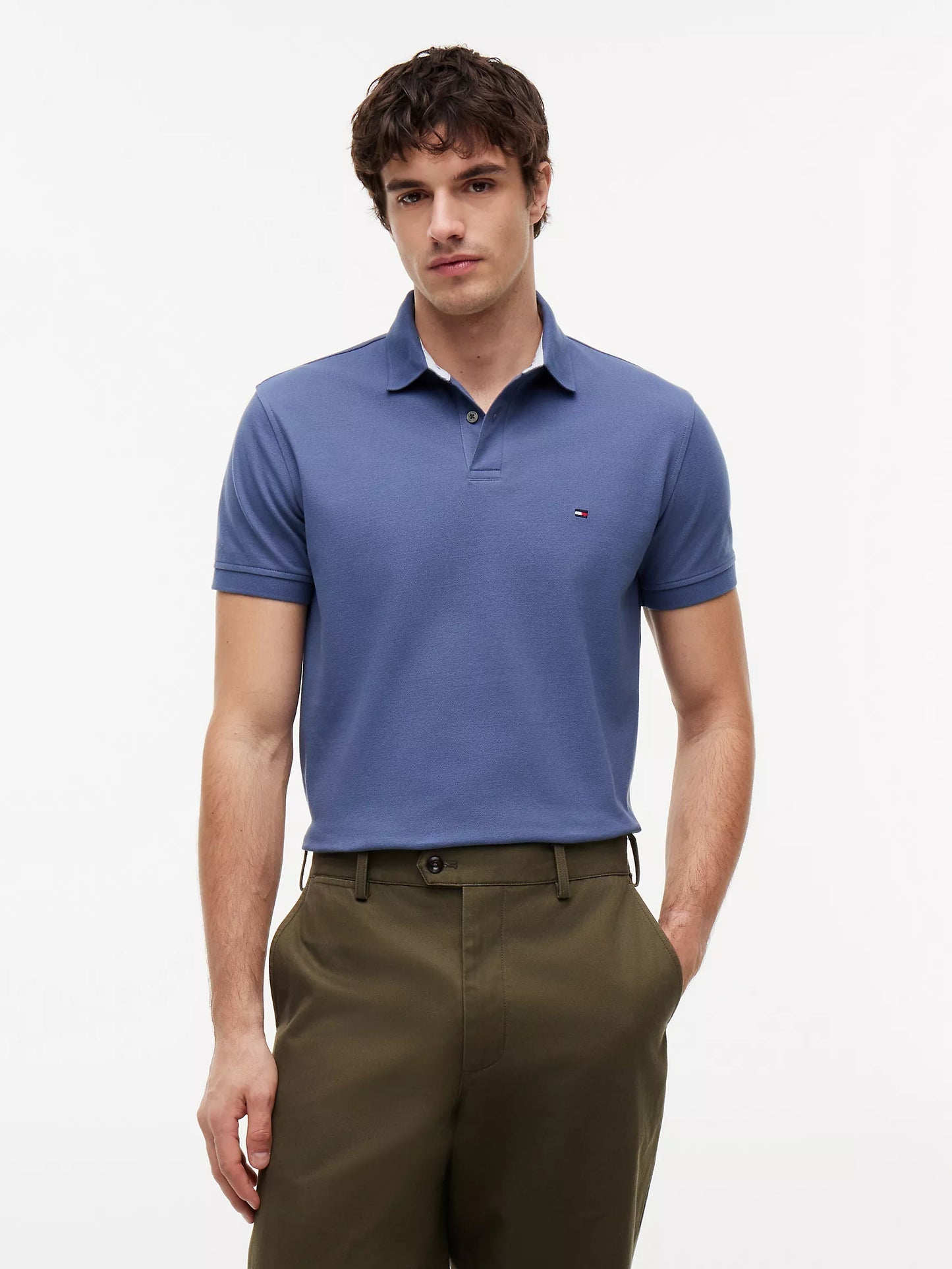 Men Stretch Polo