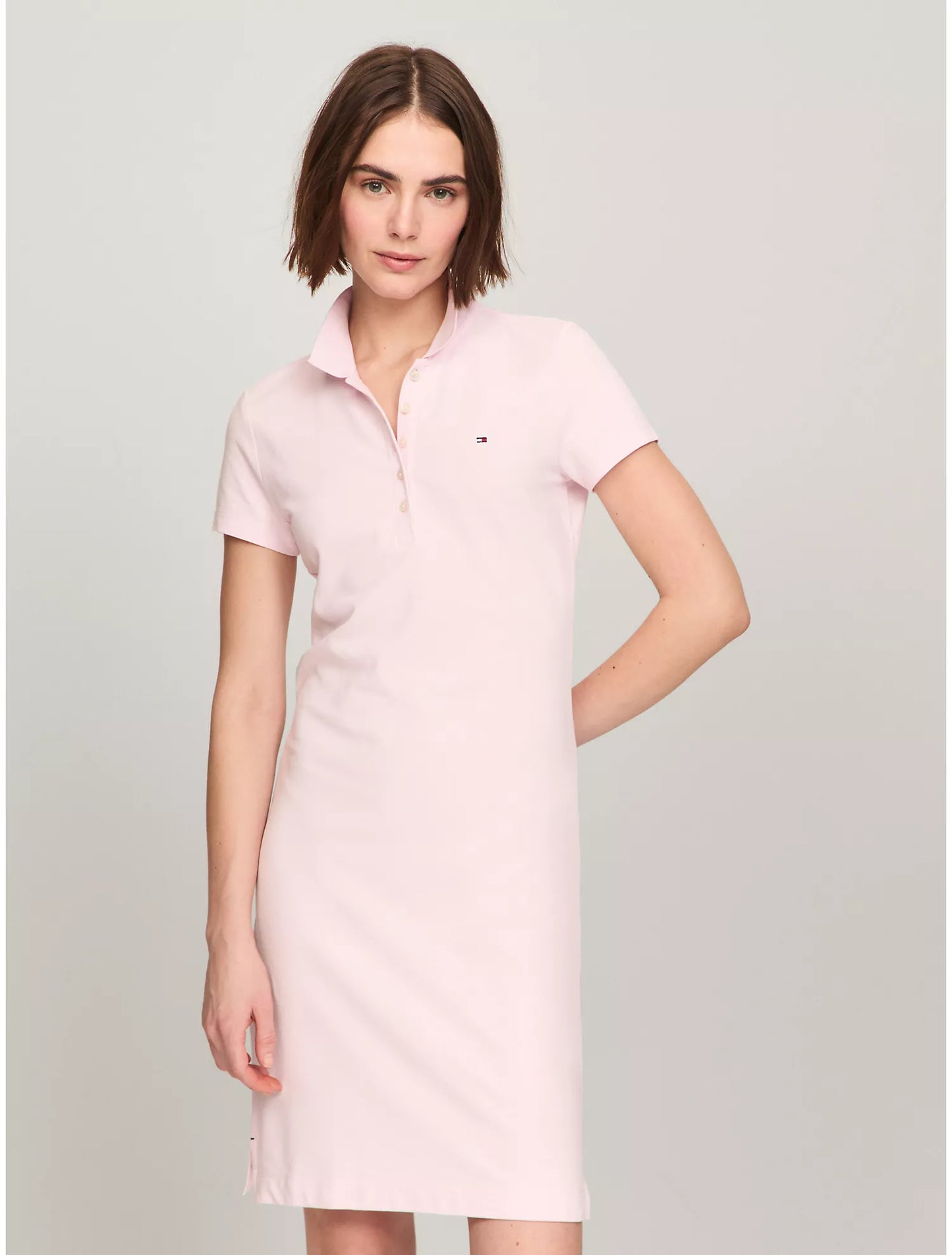 Women Slim Fit Polo Dress