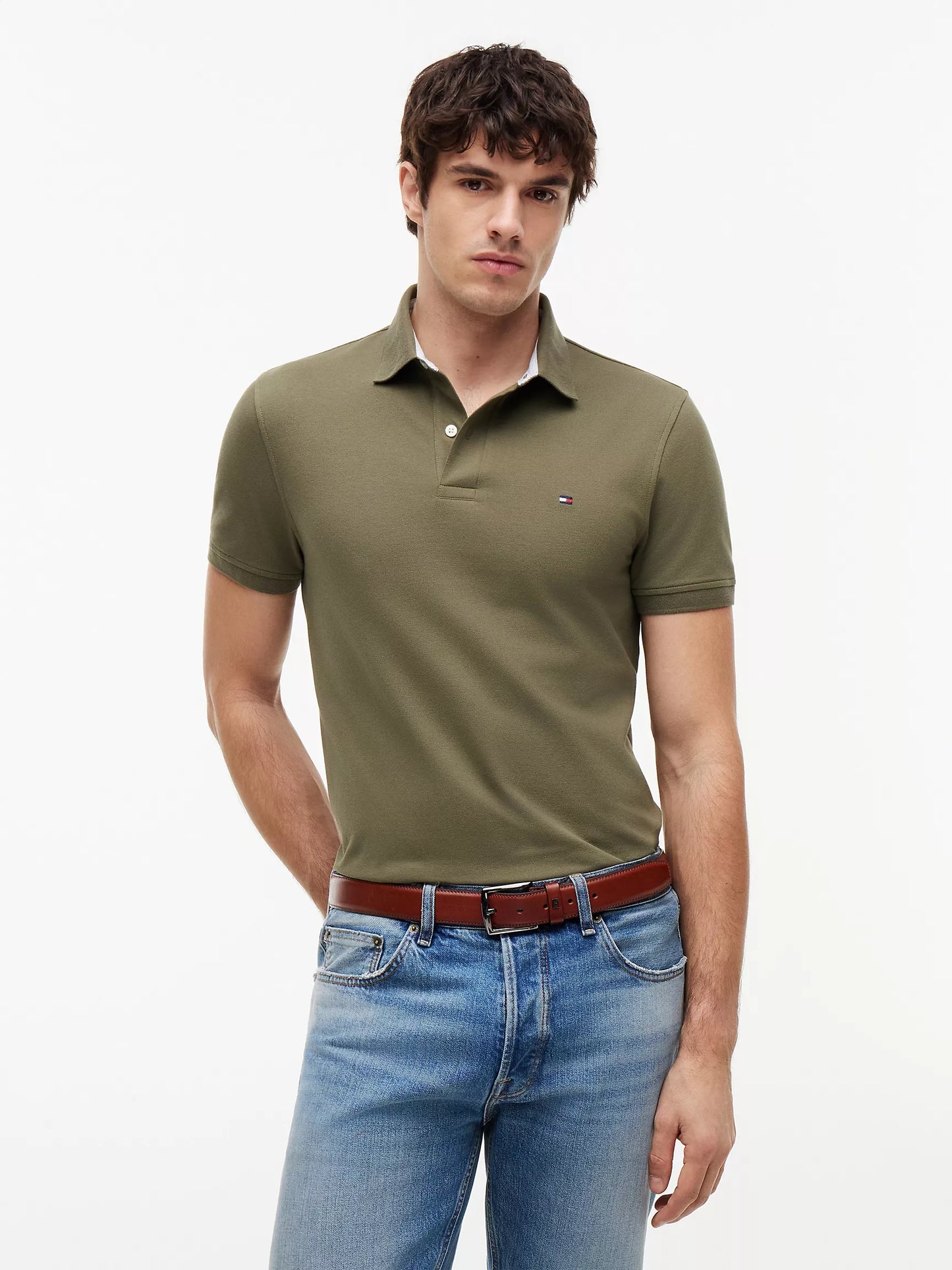 Men Stretch Polo