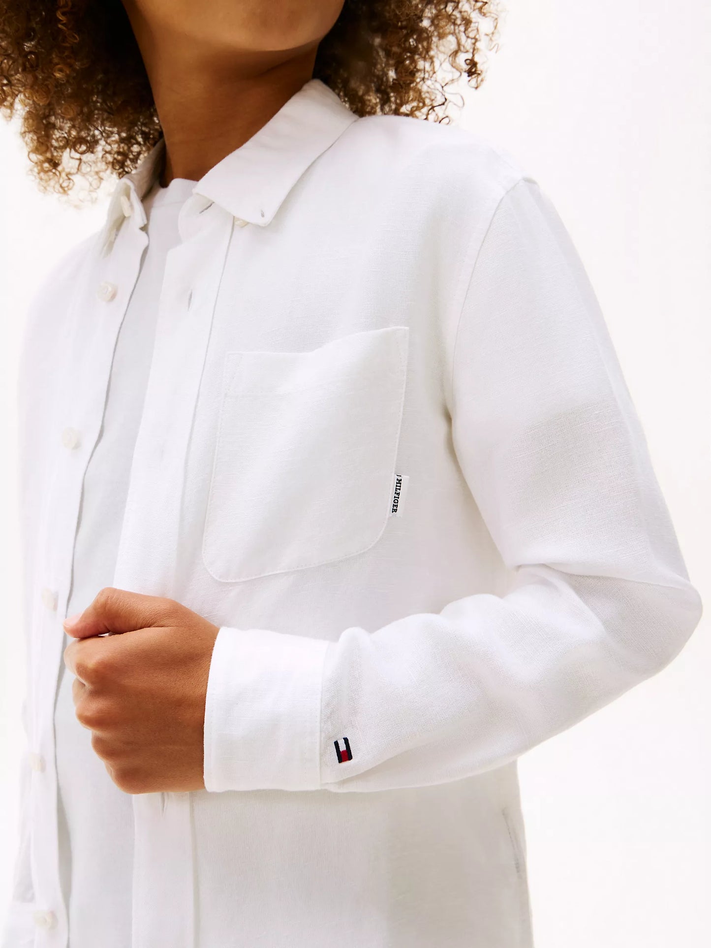 Kids' Relaxed Linen-Blend Shirt