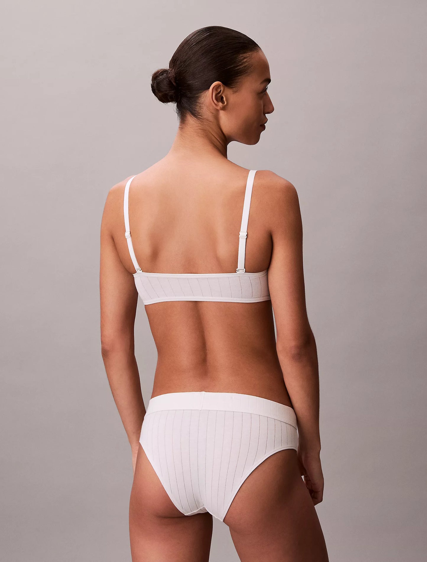 Women Heritage Classic Cotton Stretch Lightly Lined Bandeau Bralette