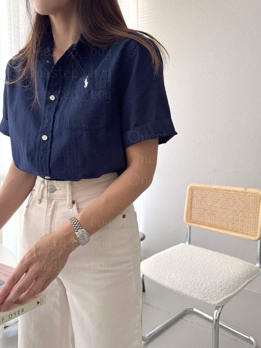 Big Boys Cotton Seersucker Short-Sleeve Shirt