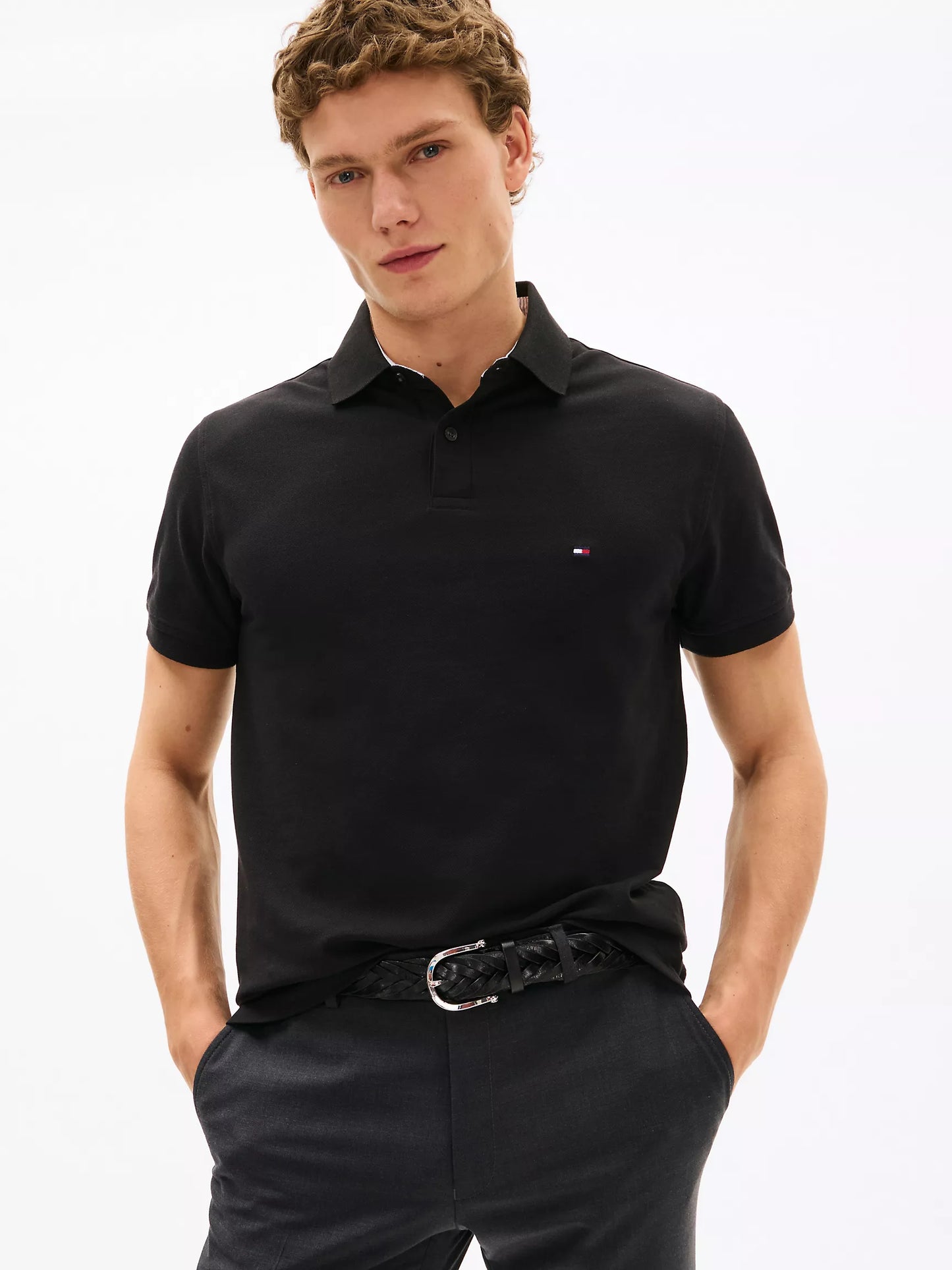 Men Stretch Polo
