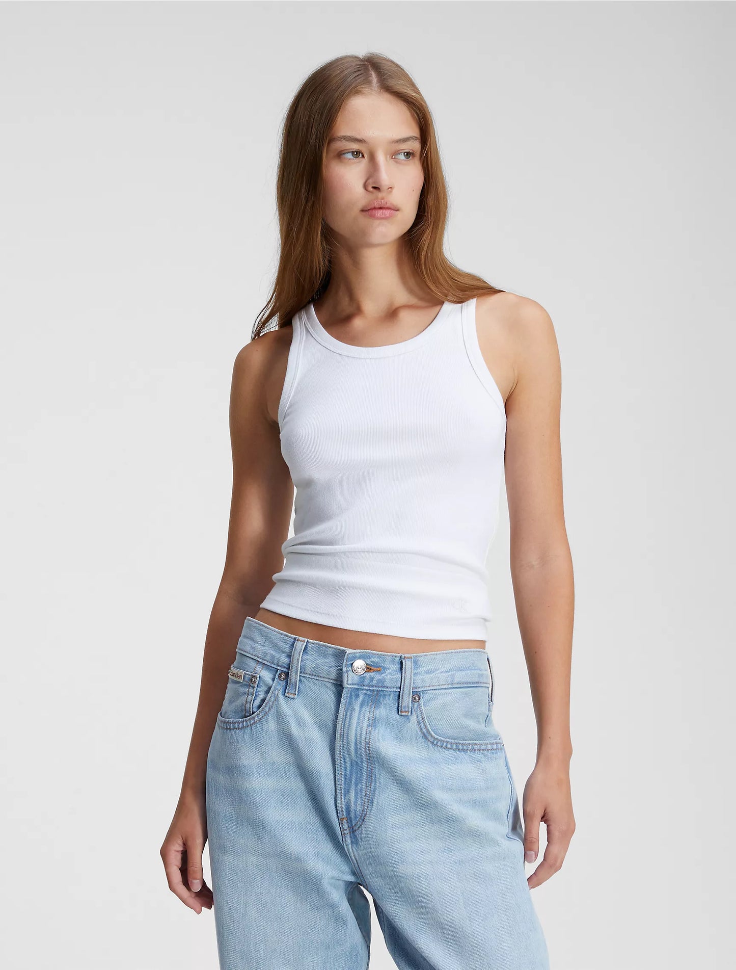 Women Cotton Contour Rib Tank