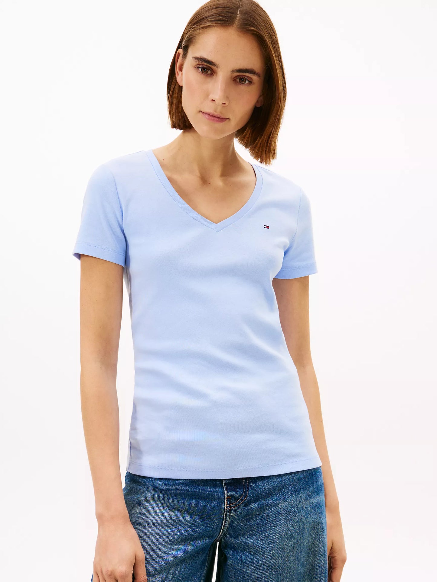 Women Vneck Tee