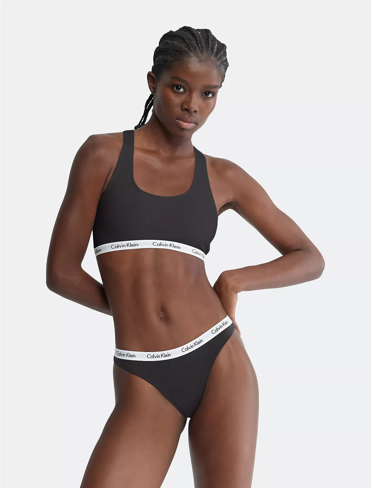 Women Carousel Logo Cotton 3-Pack Thong