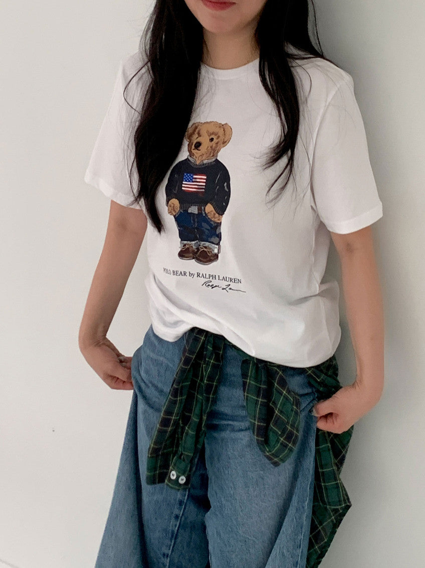 Big Boys Polo Bear Cotton Jersey Tee