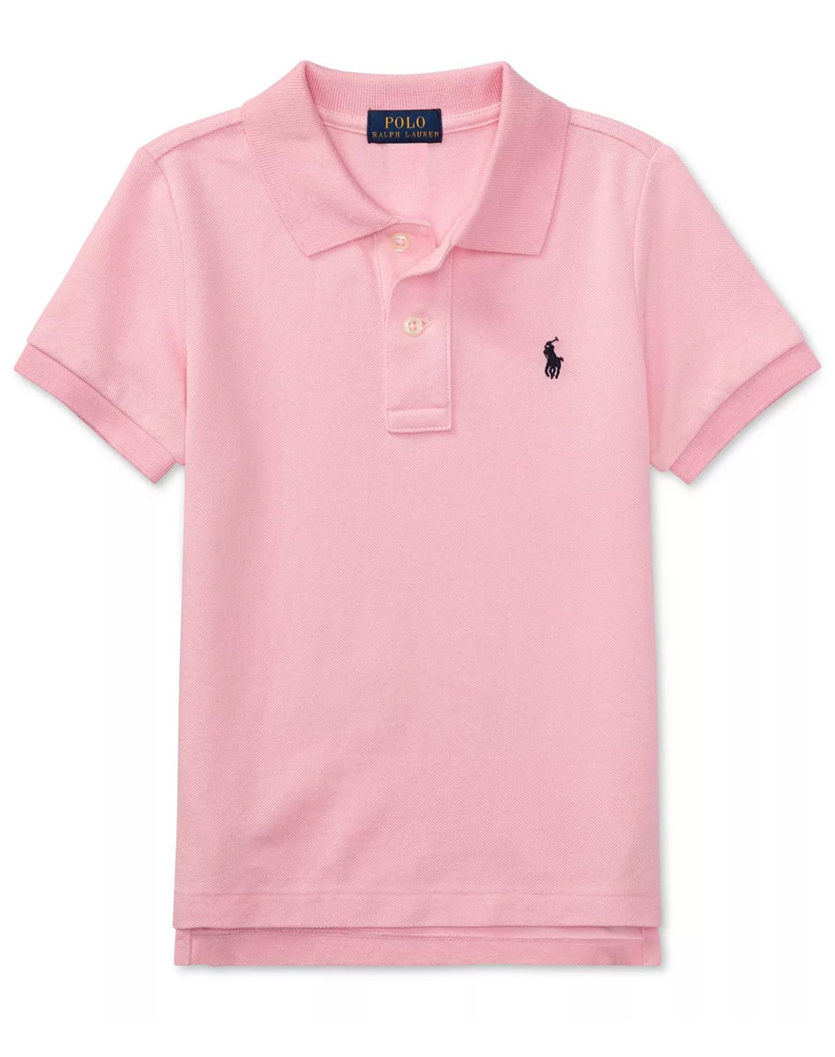 Boys Cotton Mesh Polo Shirt