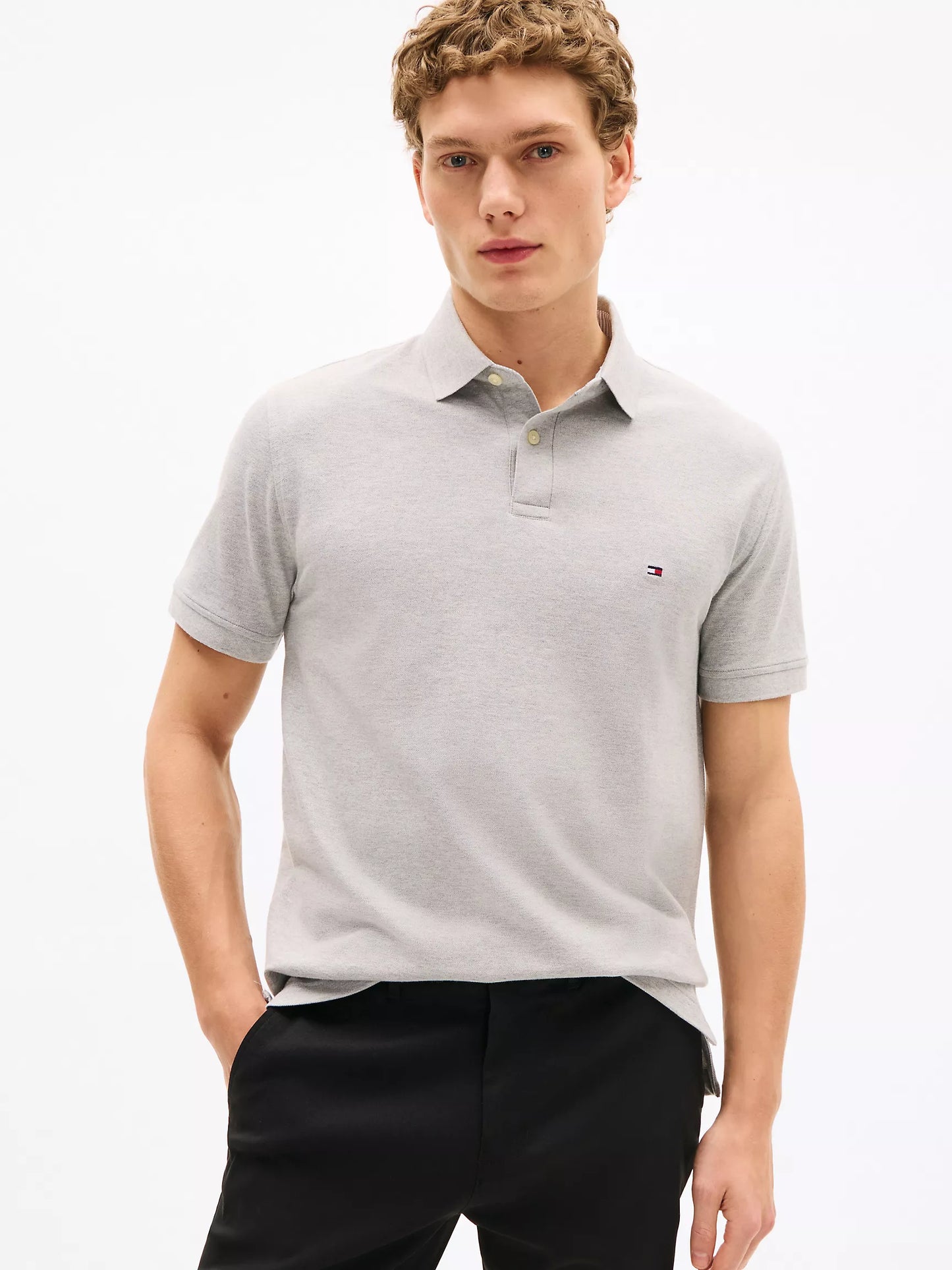 Men Stretch Polo