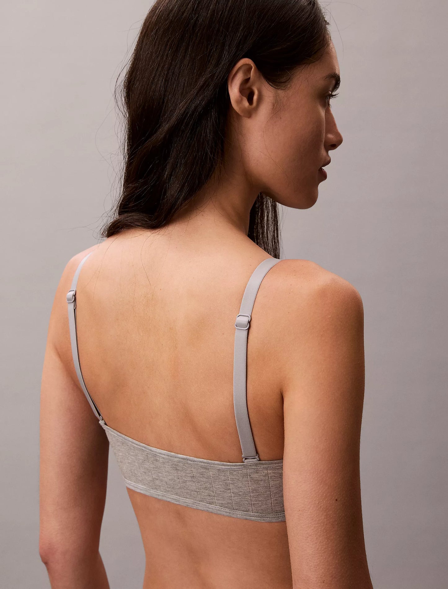 Women Heritage Classic Cotton Stretch Lightly Lined Bandeau Bralette
