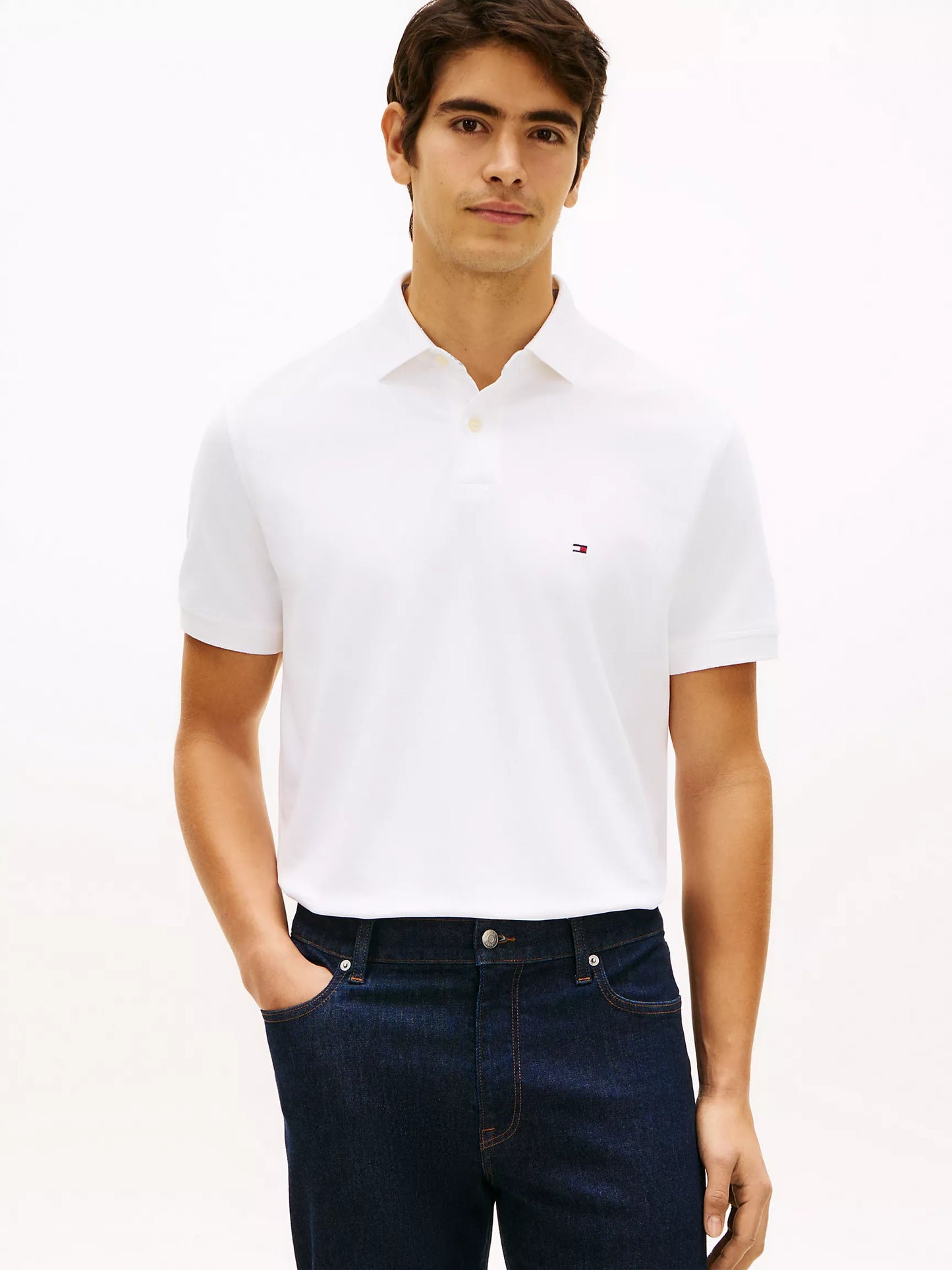 Men Stretch Polo