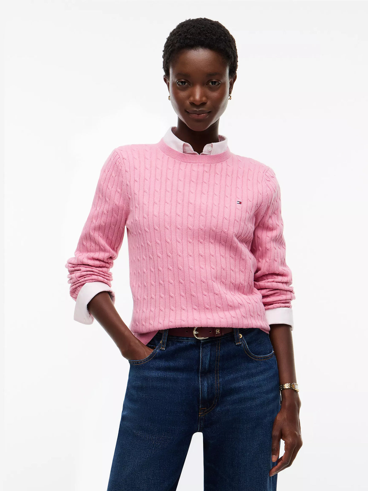 Women Cable Knit Sweater
