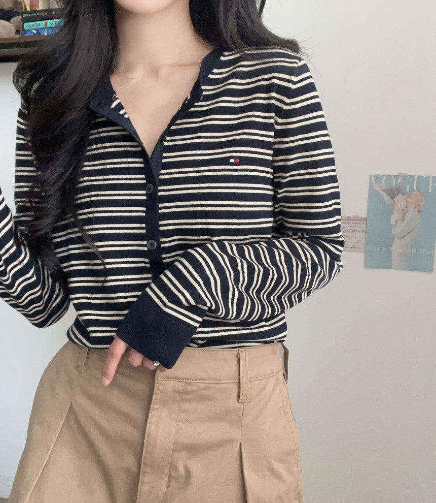 Tommy Lightweight Stripe Cardigan