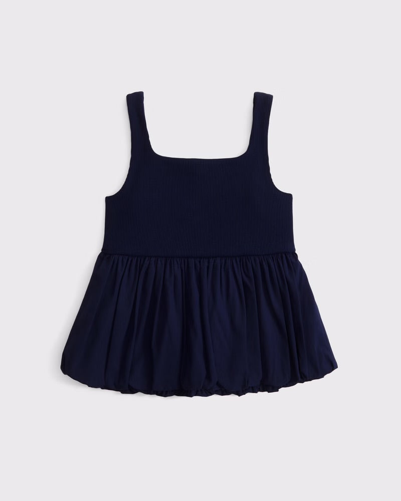Girls Bubble Hem Tank