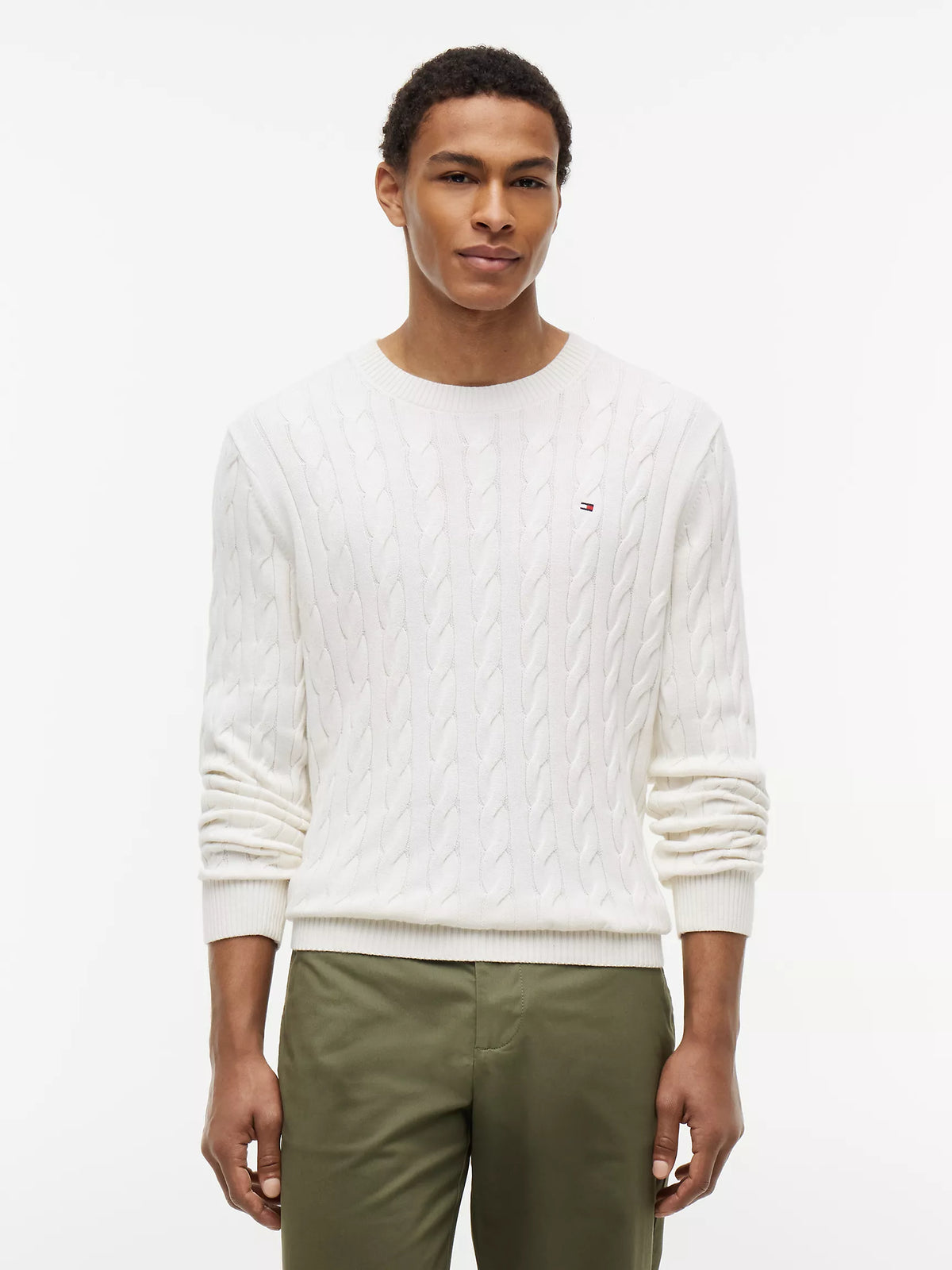 Men Cable Knit Sweater