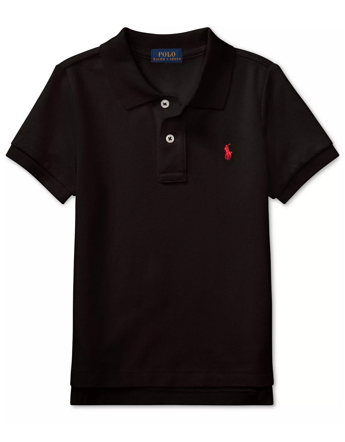 Boys Cotton Mesh Polo Shirt