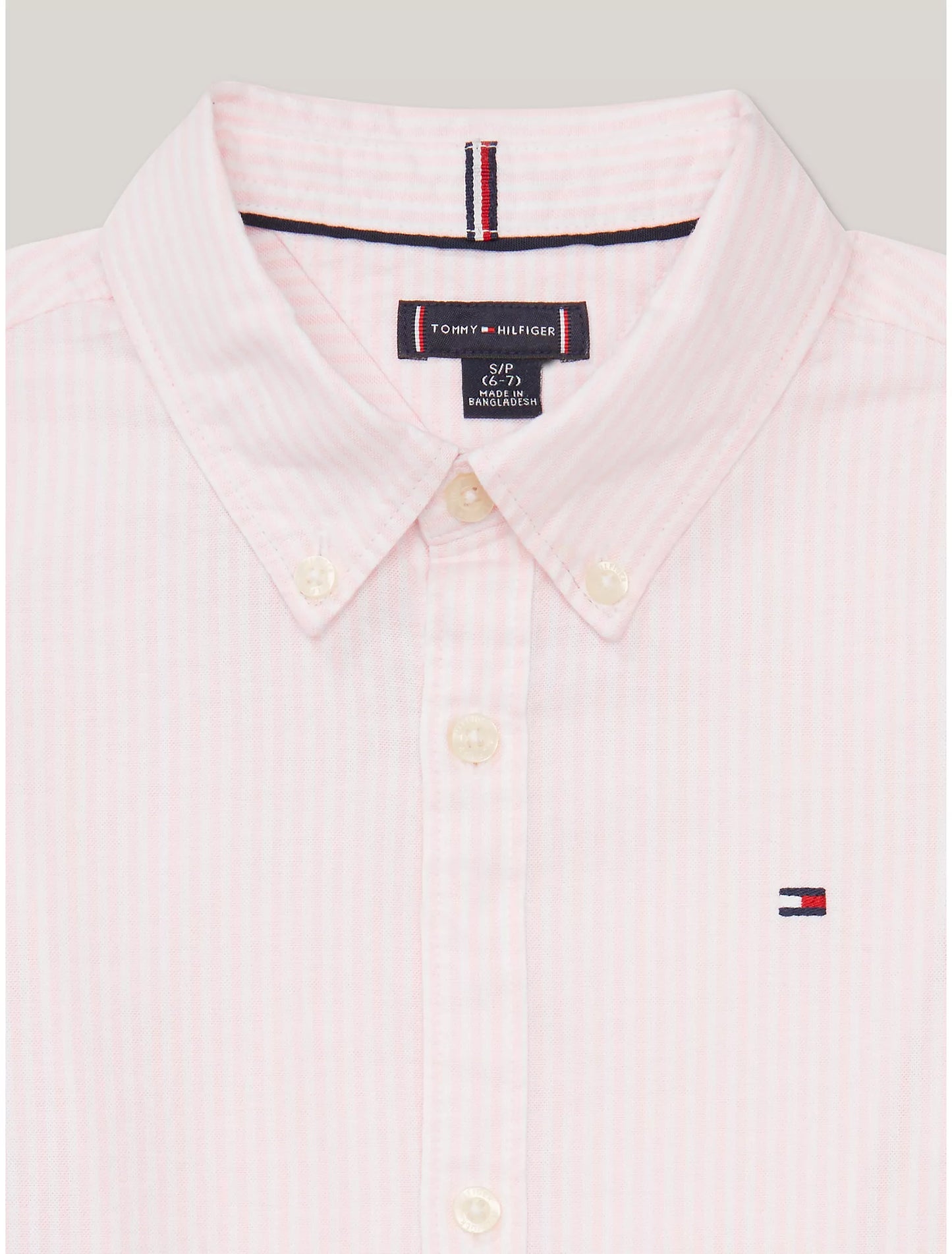Kid Stripe Stretch Oxford Shirt