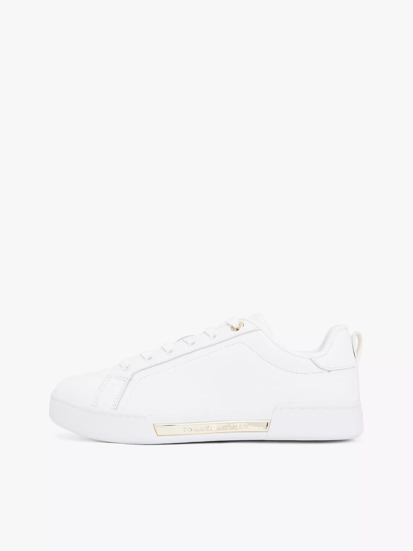 Women Hilfiger Logo Leather Sneaker