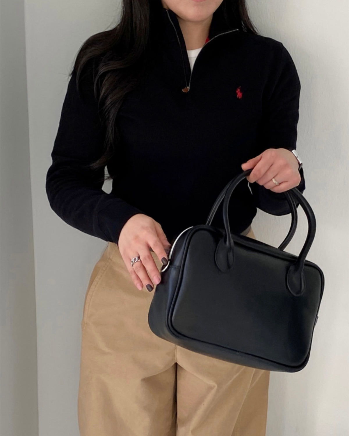 Big Boys Quarter-Zip Sweater