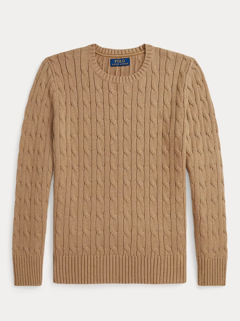 Big Boys Cable-Knit Cotton Sweater