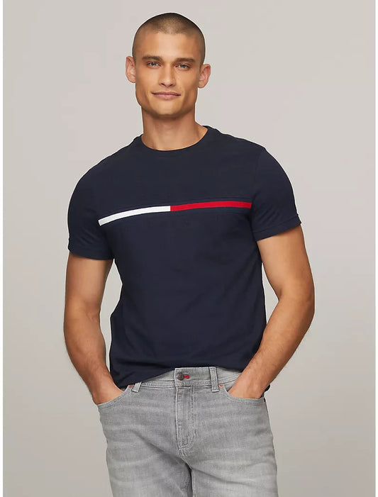 Men Classic Logo Ringer Tee