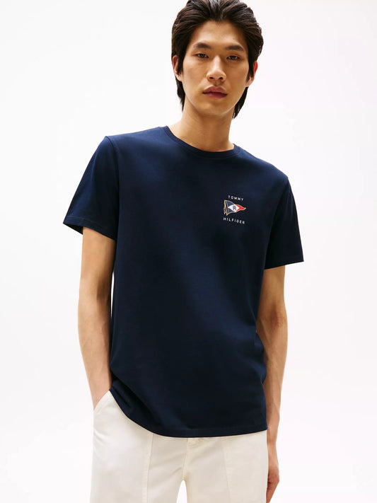 Men Nautical Flag Graphic Tee