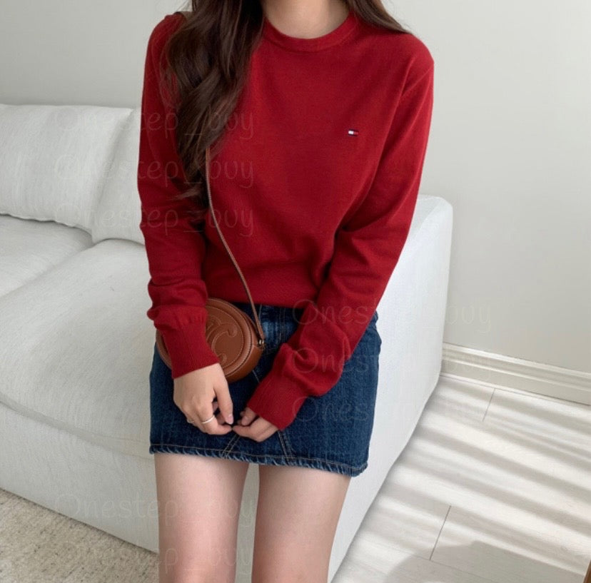 Men Solid Crewneck Sweater