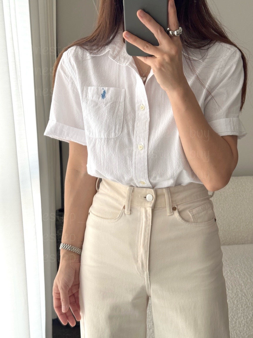 Big Boys Cotton Seersucker Short-Sleeve Shirt