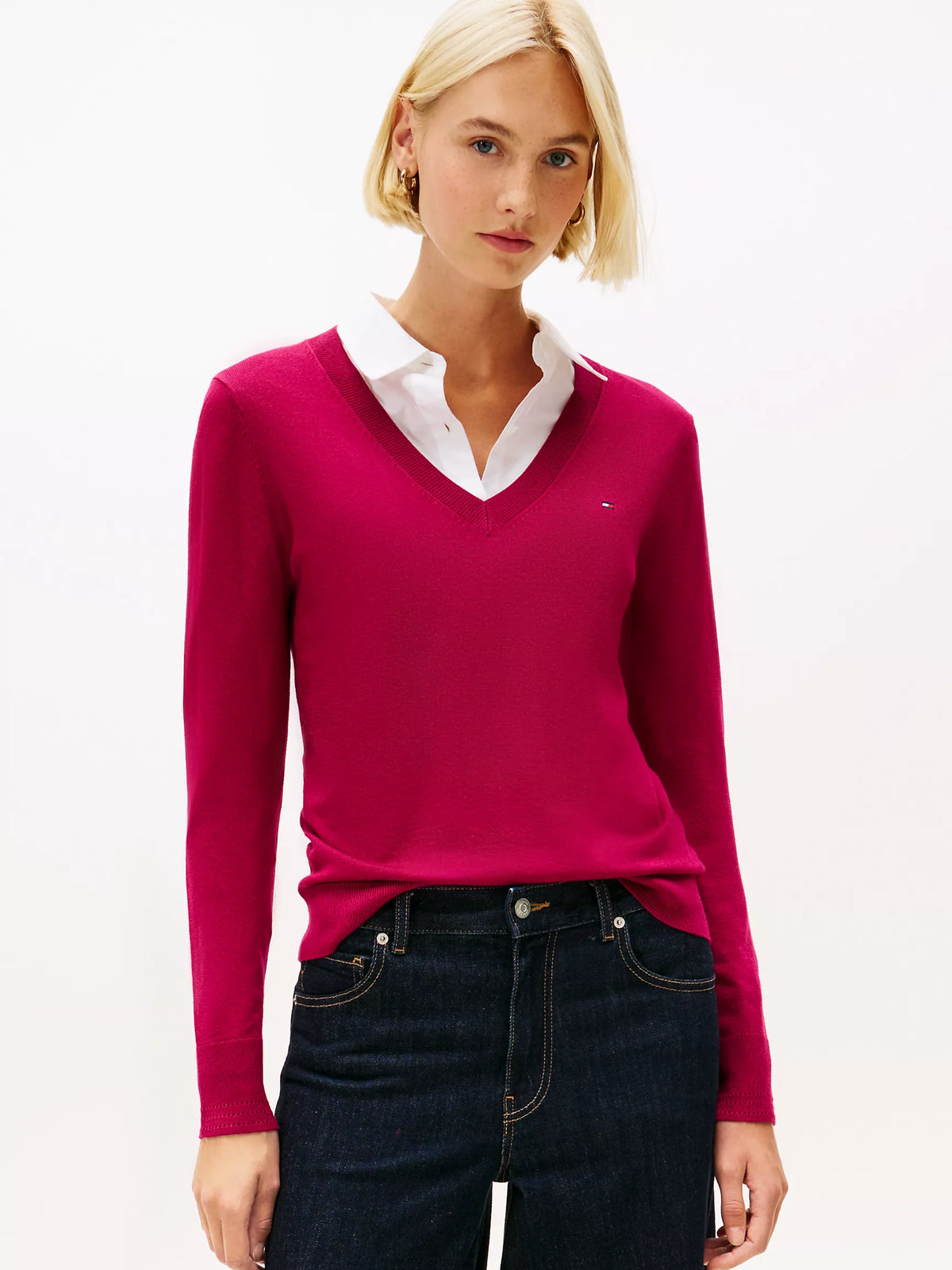 Women Vneck Sweater