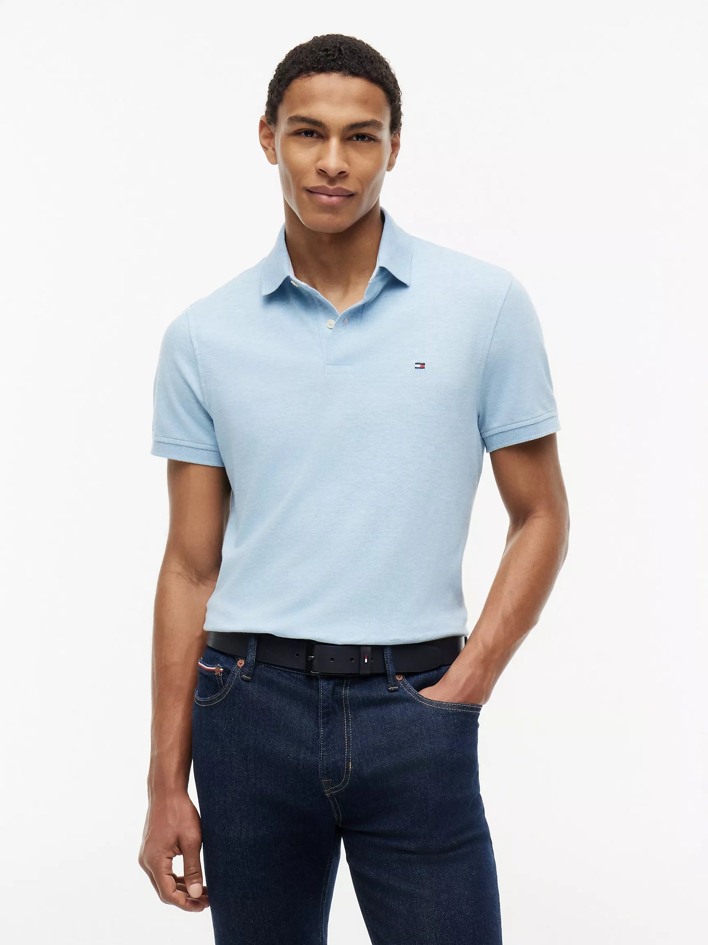 Men Stretch Polo