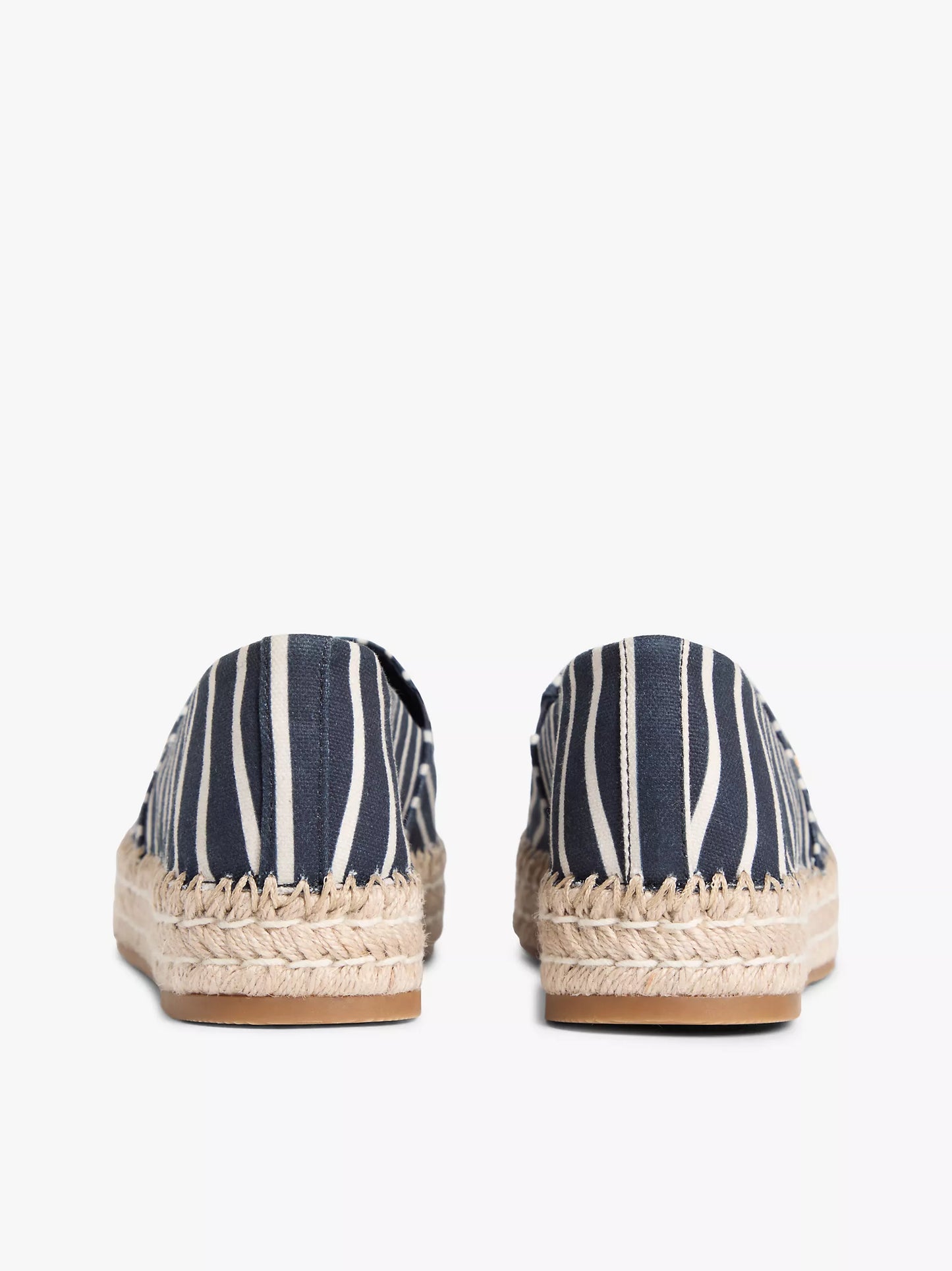 Stripe Canvas Platform Espadrille